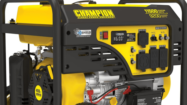 Champion Power Equipment 11,500 Watt Electric Start Portable Generator Review.