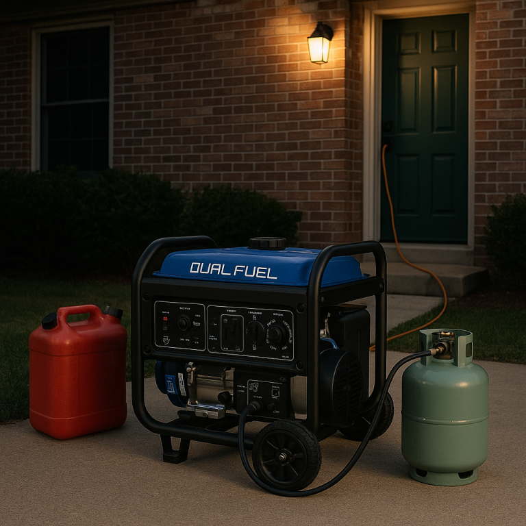 Dual Fuel Generator for Power Outages – Power You Can Count On