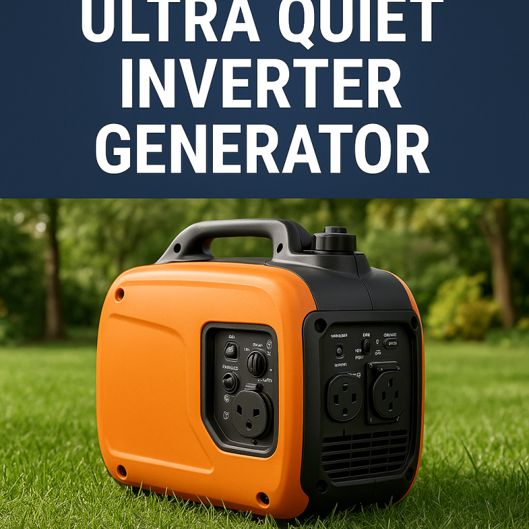 Ultra Quiet Inverter Generator – Silent Power for Any Situation.