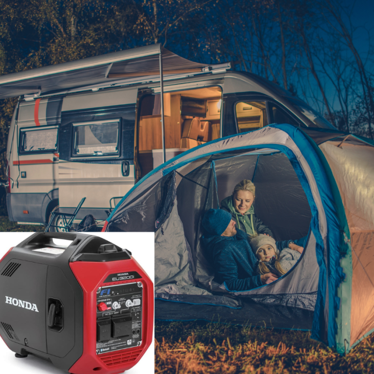 Honda Generators EU3200IAN 3200 Watt Bluetooth Portable Generator.